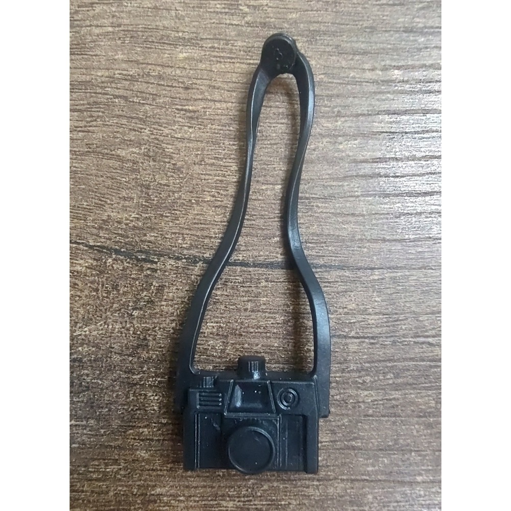 Barbie Photographer Doll Black Camera Diorama Accessory Z26